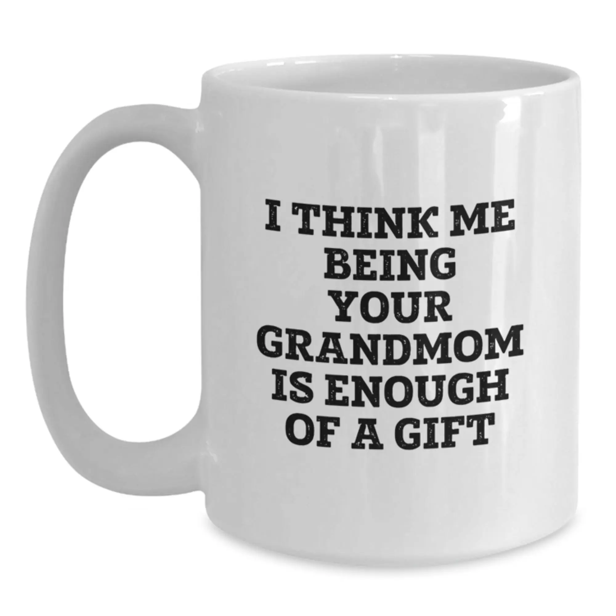 Grandmom Keepsake White Ceramic Coffee Mug for Him Birthday Gift - Main