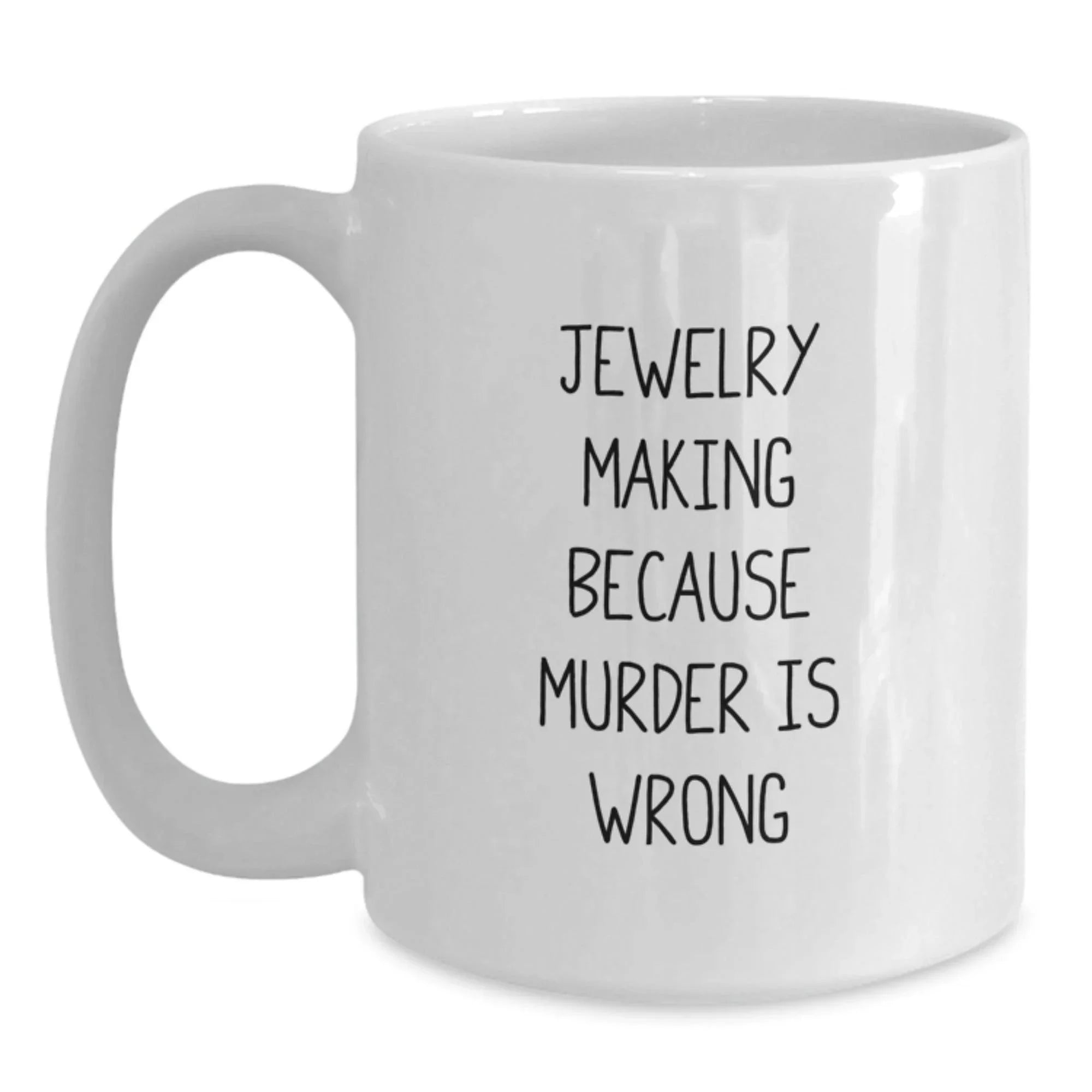 Funny Jewelry Making Gifts for Christmas - White Coffee Mug from Friends
