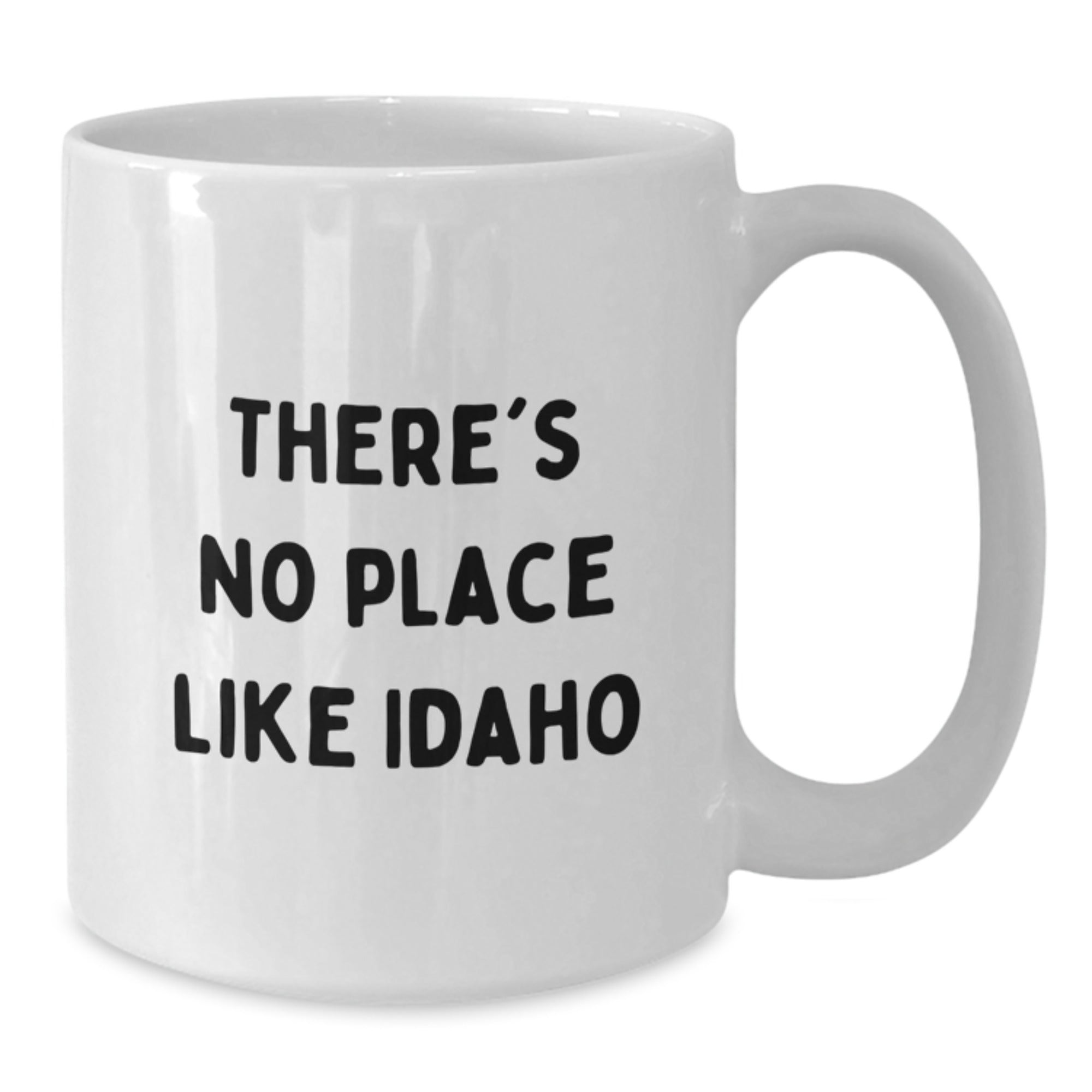 Idaho Gifts from Friends - Funny White Coffee Mug, There's No Place Like Idaho, Christmas Unique Gift for Idaho Lovers - Additional