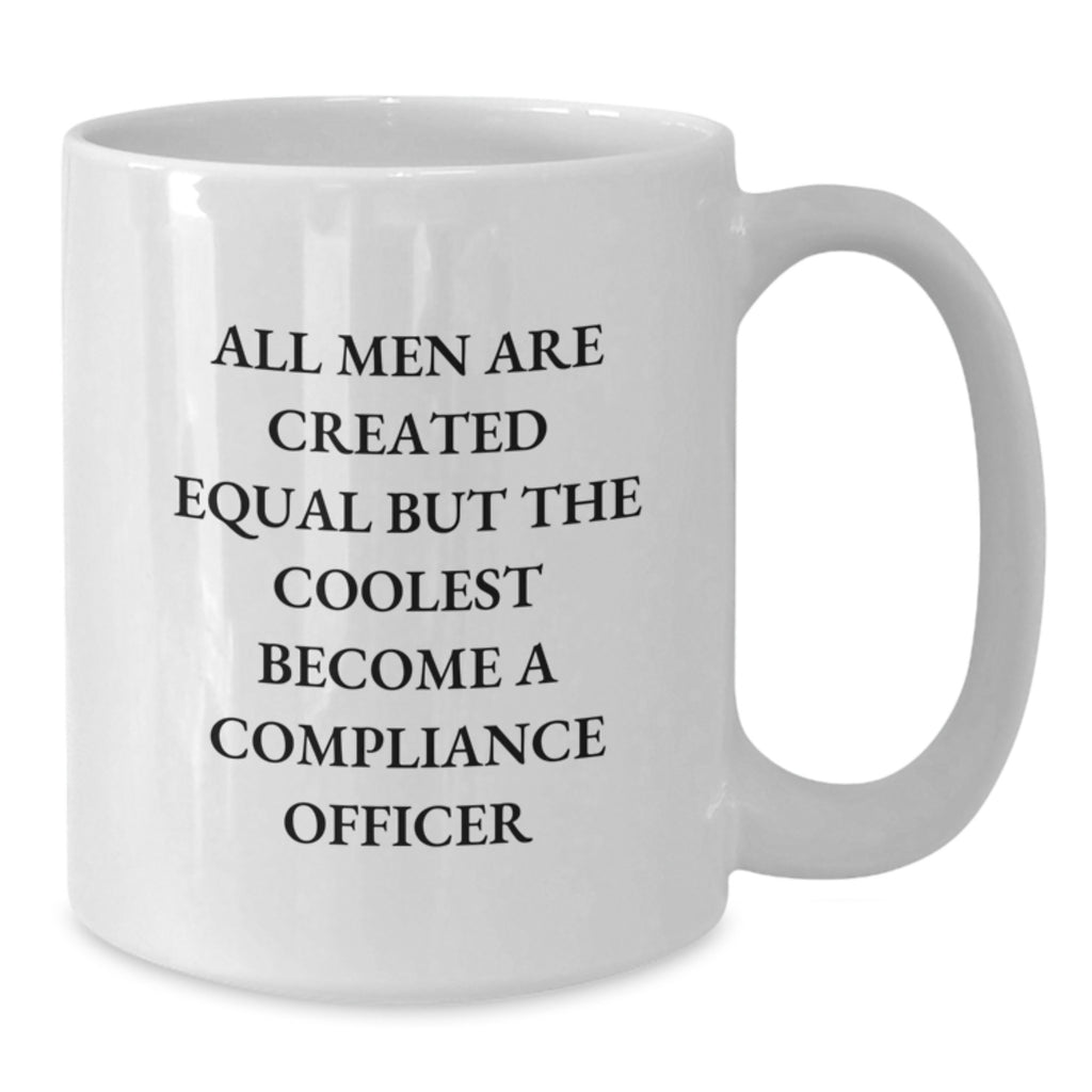 Compliance Officer Keepsake White Coffee Mug Surprise Birthday Gift - Additional