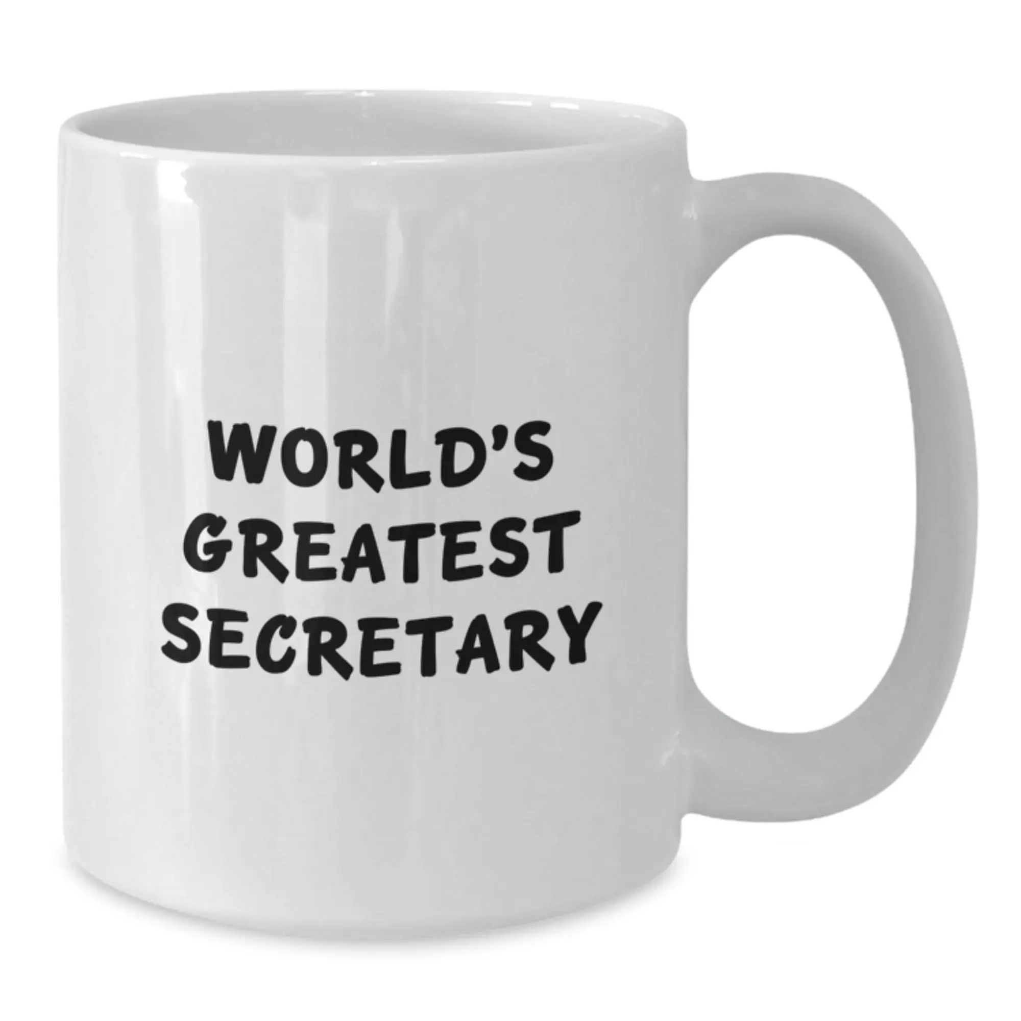 Funny Quotes for Secretary White Coffee Mug Gifts from Friends to Secretary on Father's Day Unique - Additional