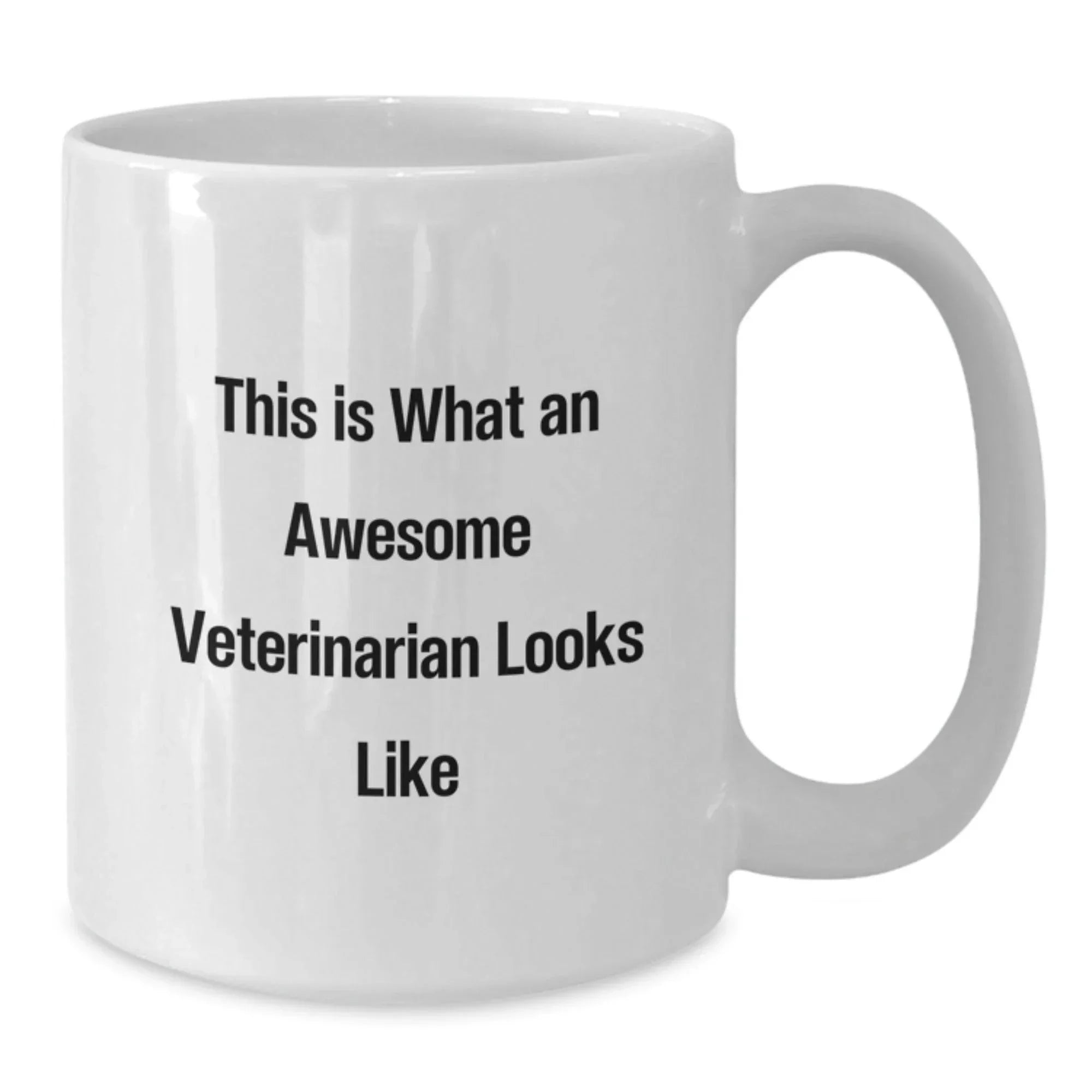 Funny Veterinarian White Coffee Mug Gifts from Friends to Awesome Veterinarians on Graduation