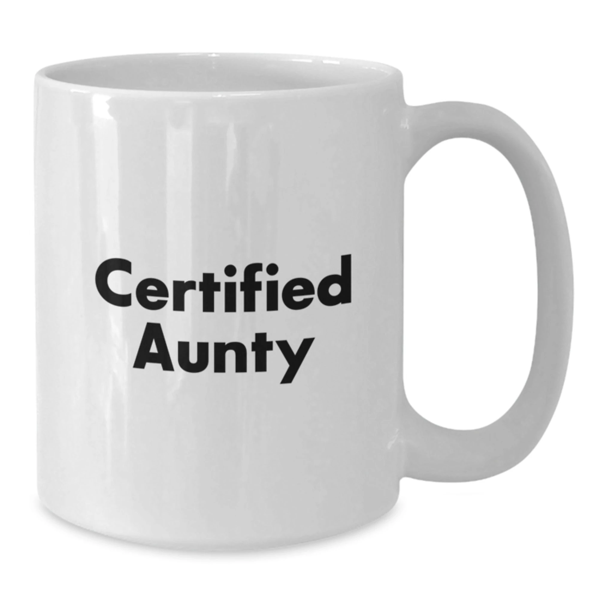 Funny Aunty Gift Ideas, Gifts for Aunty from Family, Unique White Coffee Mugs Christmas Unique Gifts