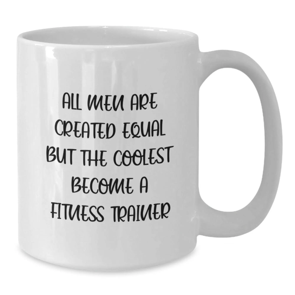 Fitness Trainer Keepsake White Mug for Him Birthday Gift - Additional