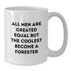 Forester Keepsake White Ceramic Coffee Mug 11oz for Him Graduation Gift - Additional