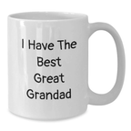 Funny Grandad Quotes White Coffee Mug Gifts from Family to Grandad for Graduation Unique Celebration - Additional