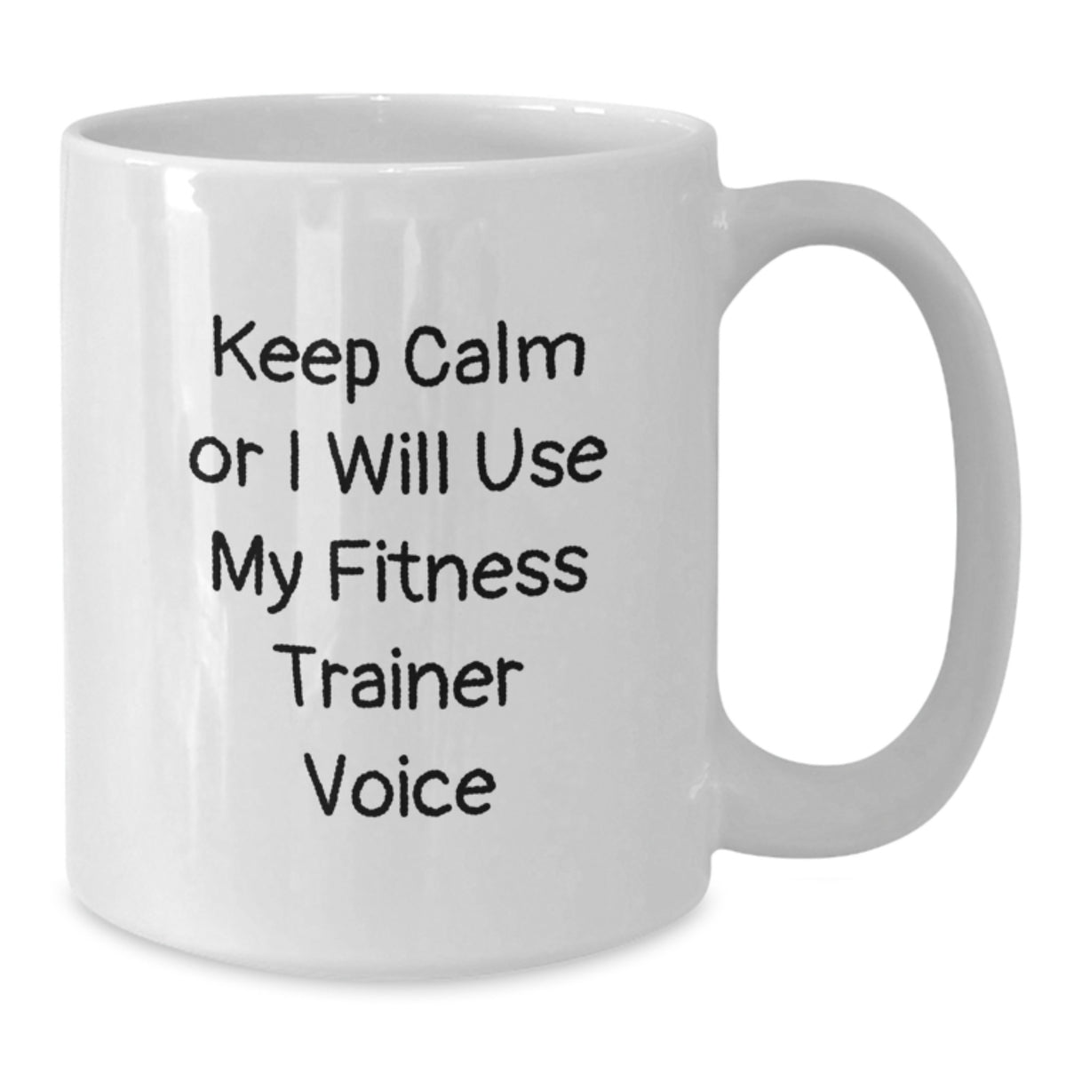 Fitness Trainer Gift for Him Keep Calm Tone Coffee Mug Keepsake - Additional