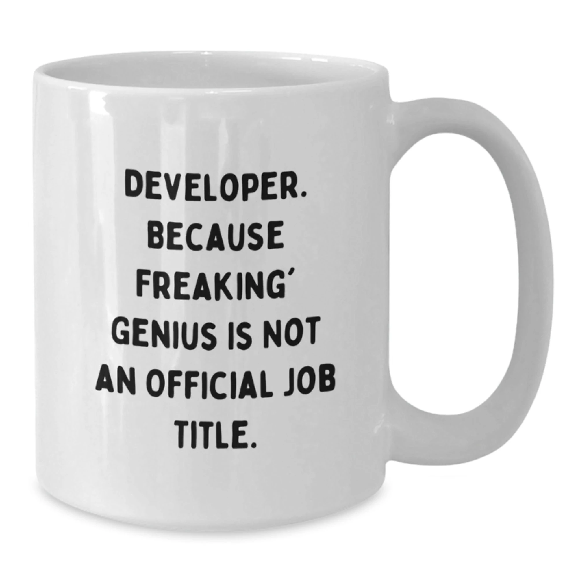 Funny Developer Gifts from Men to Friends on Valentine's White Coffee Mug