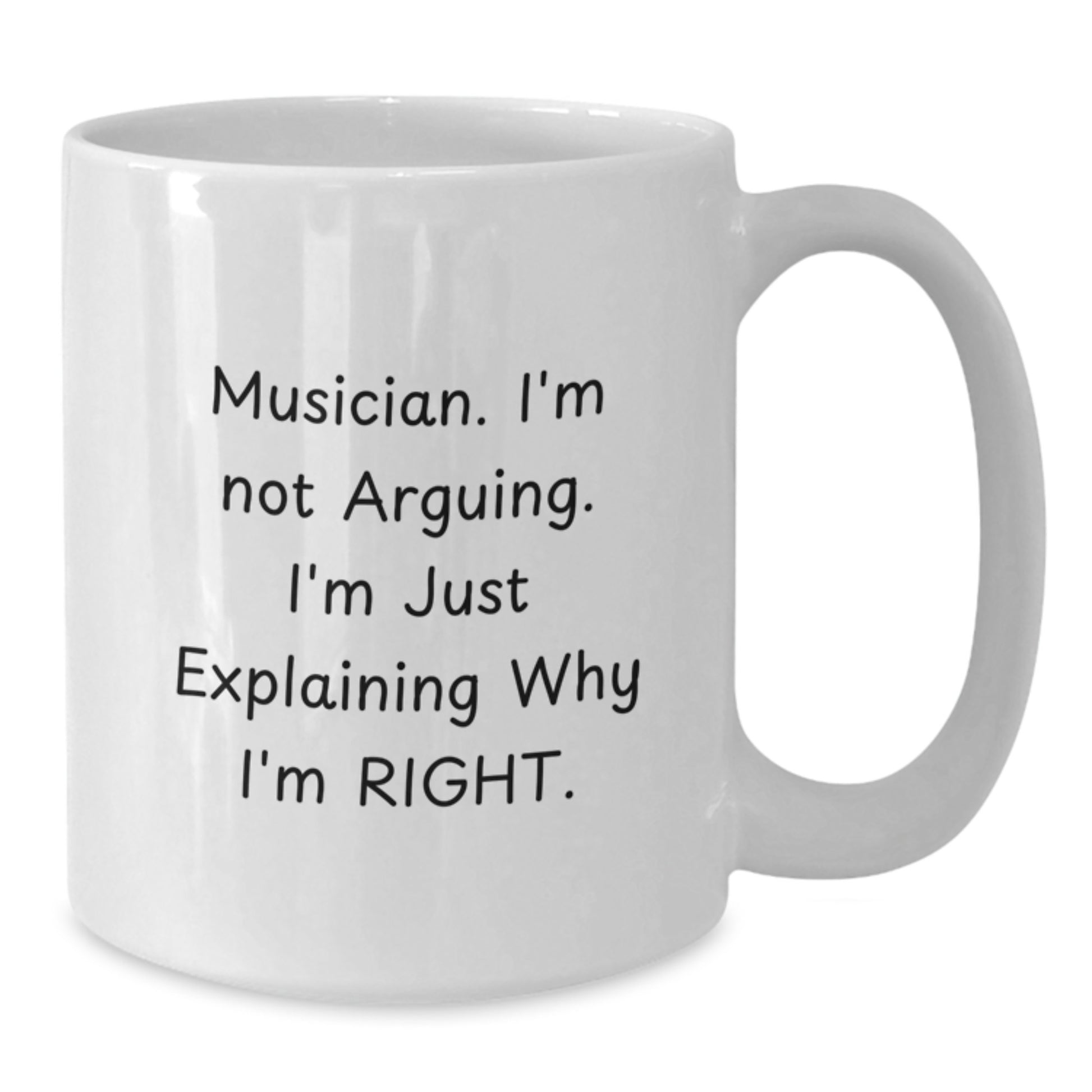 Funny Musician Gifts from Friends for Musicians - White Coffee Mug - Christmas Unique Mugs for Men - Additional