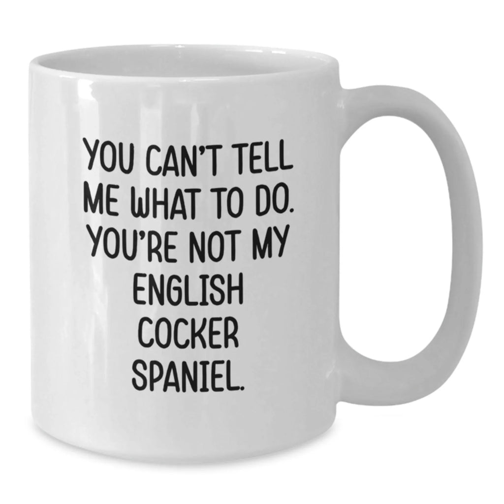 Funny English Cocker Spaniel Dog Coffee Mugs