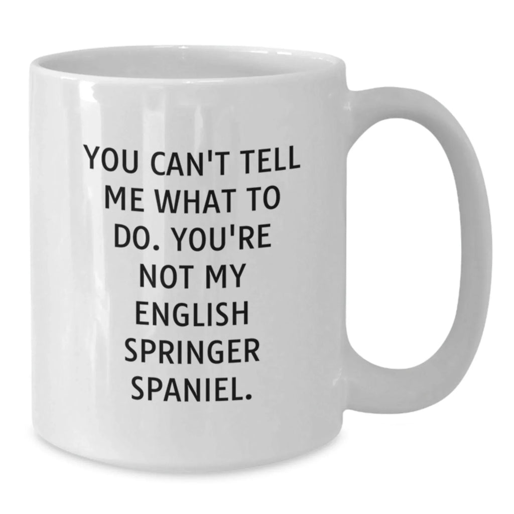 English Springer Spaniel Dog Lover White Coffee Mug