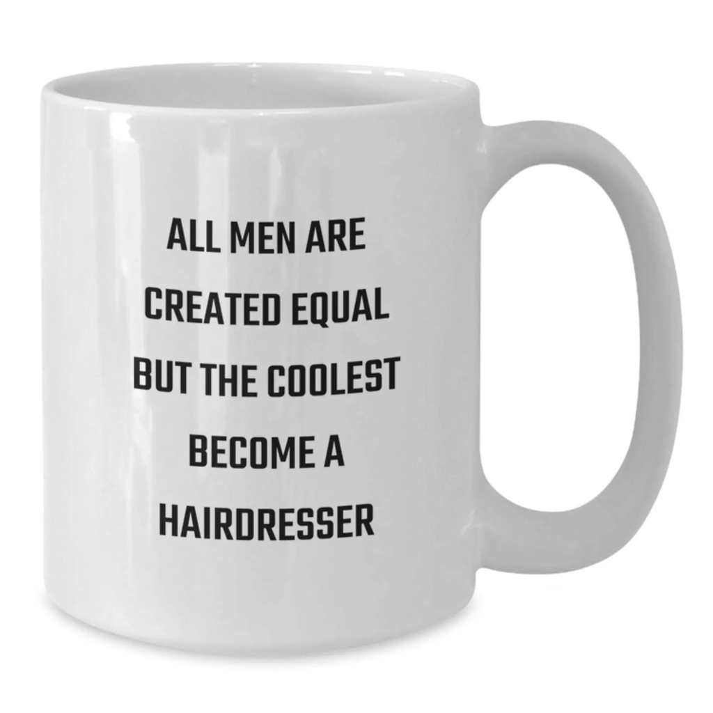 Hairdresser Keepsake Mug for Him – Christmas Gift with 11oz Ceramic - Additional