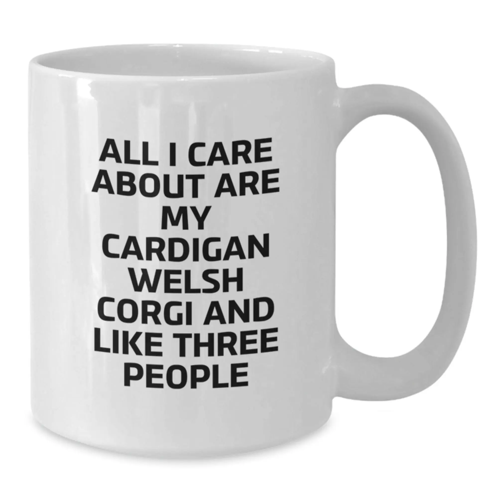 Funny Cardigan Welsh Corgi Dog Lover Gifts from Friends, Funny Birthday Unique Mugs for Men with Cardigan Welsh Corgi Dog Love, Cute Coffee Mugs for Him - Additional