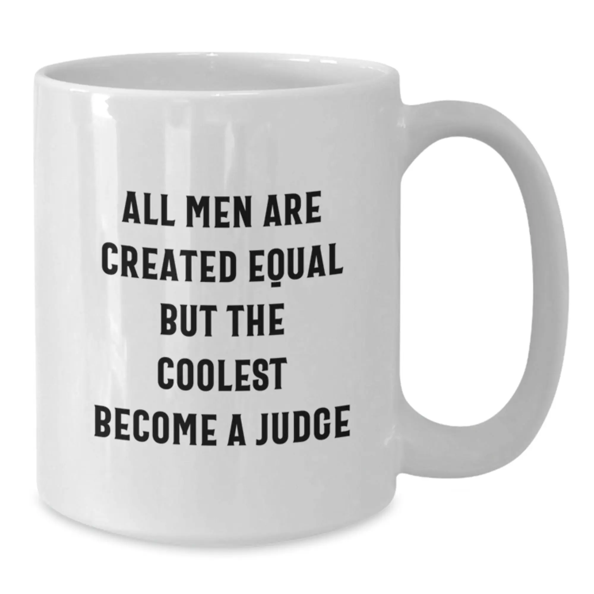 Judge Keepsake White Coffee Mug for Him Graduation Gift Ceramic - Additional
