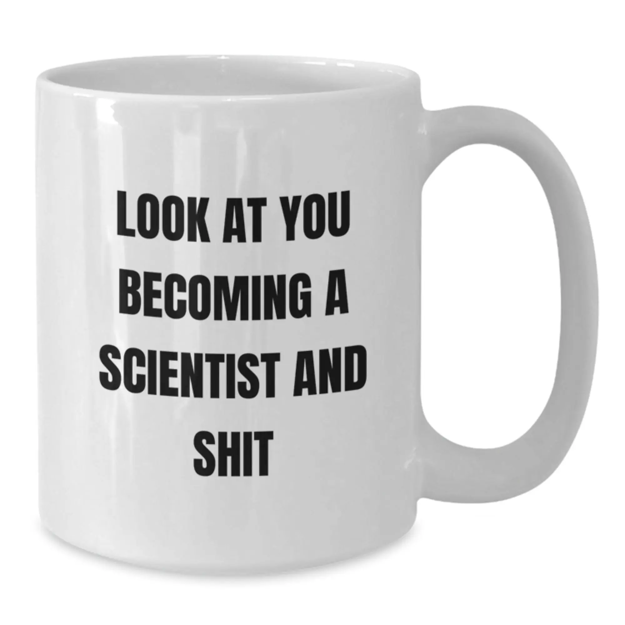 Funny Scientist White Coffee Mug Gifts from Friends, Scientist Gifts for Men, Unique Graduation Unique Gifts - Additional