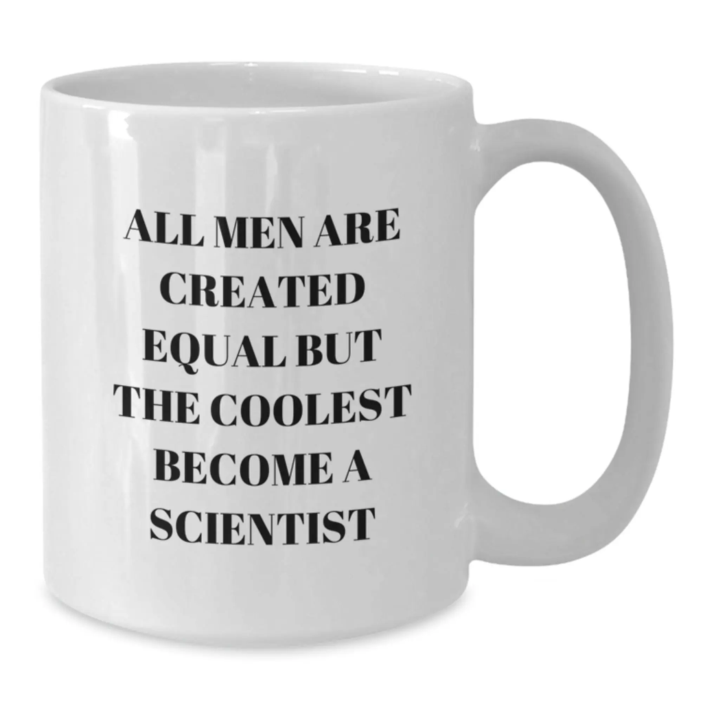 For Him Keepsake Birthday Gift White Coffee Mug Scientist Quote - Additional