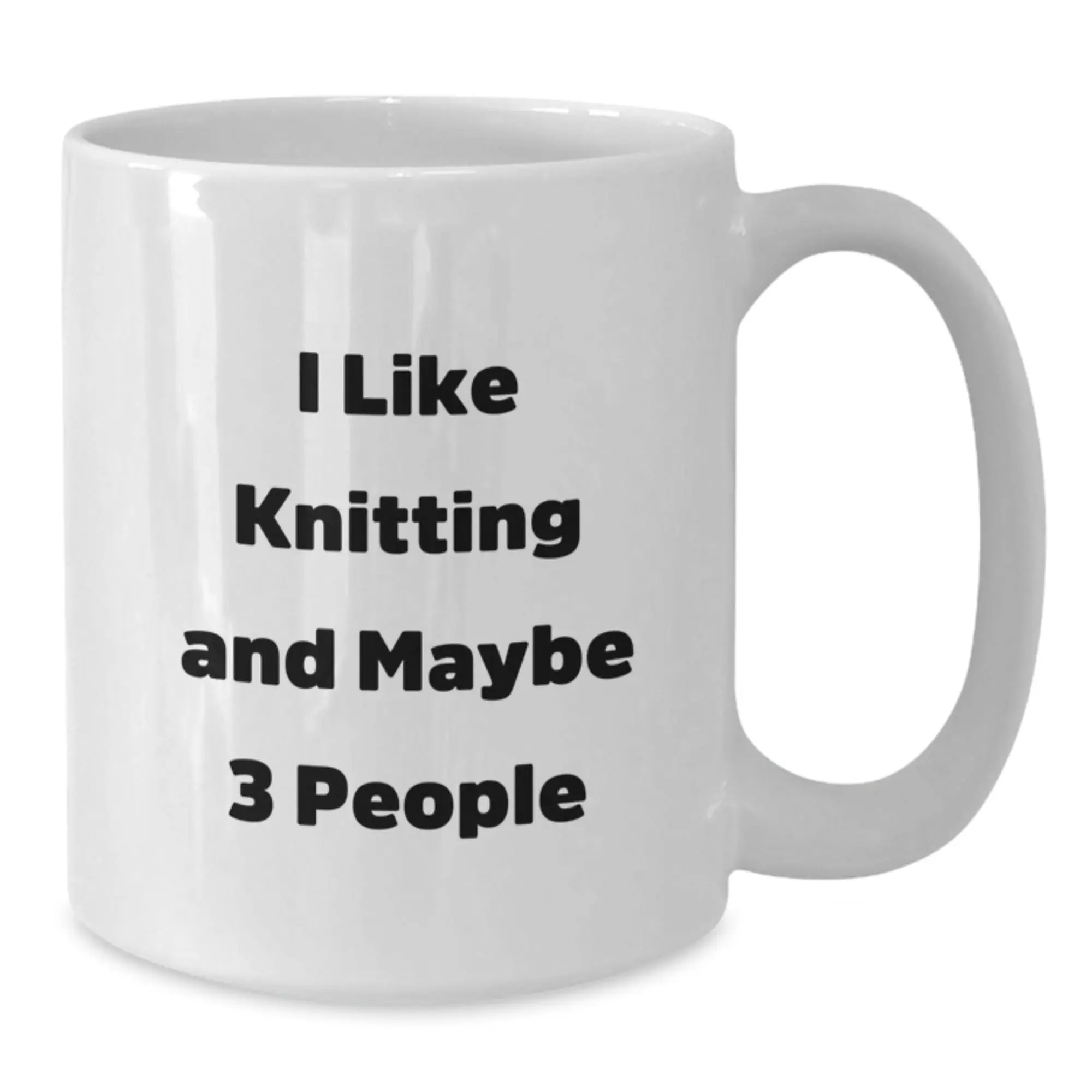 Funny Knitting Humor for Friends Gifts from Mom, Unique White Coffee Mug for Knitting Enthusiasts, Graduation Unique Gifts for Her - Additional