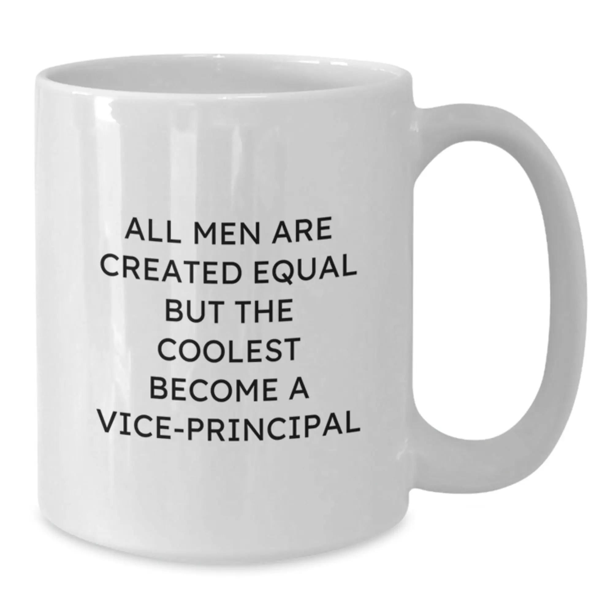 Funny Vice-principal Gifts for Men, White Coffee Mug, Graduation Unique Gifts from Family - Additional