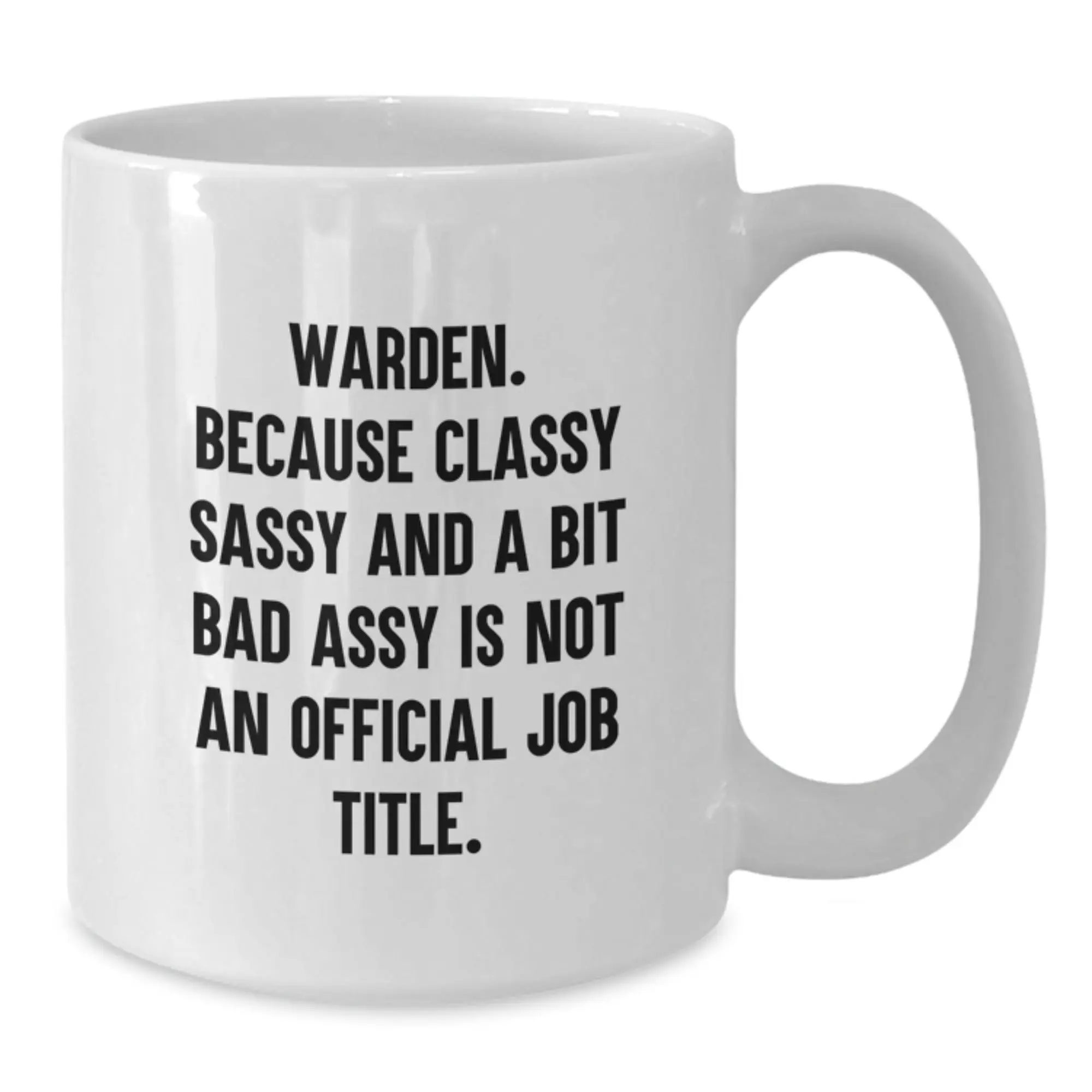 Warden Keepsake White Ceramic Mug 11oz for Him Birthday Gift Microwave - Additional