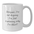 Funny Designer Gifts from Friends and Family for Him or Her, White Coffee Mug Christmas Unique Presents
