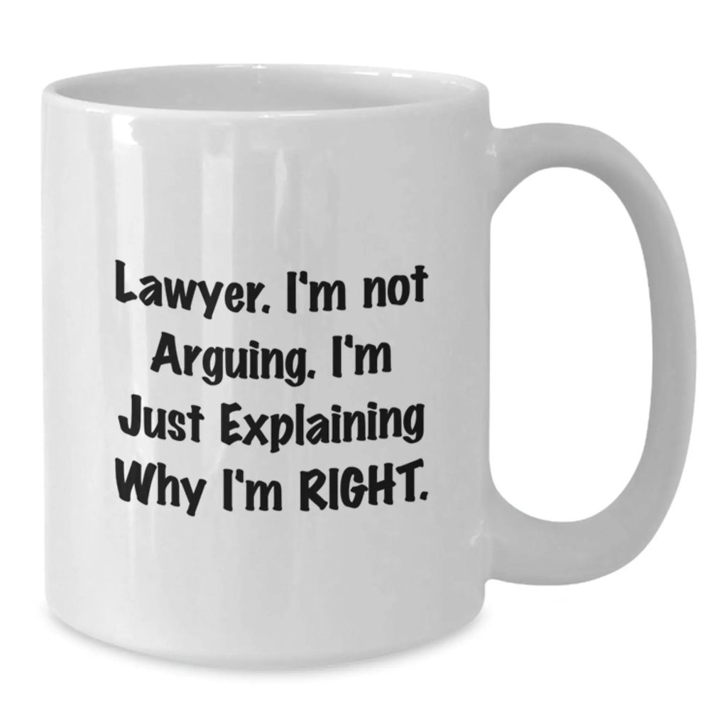 For Him Lawyer Keepsake Premium Ceramic Mug – 11oz Birthday Gift - Additional