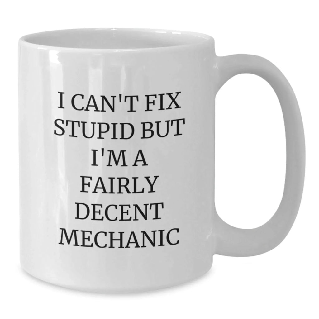 Funny Mechanic Gifts from Friends for Mechanic Men Christmas Unique Mug