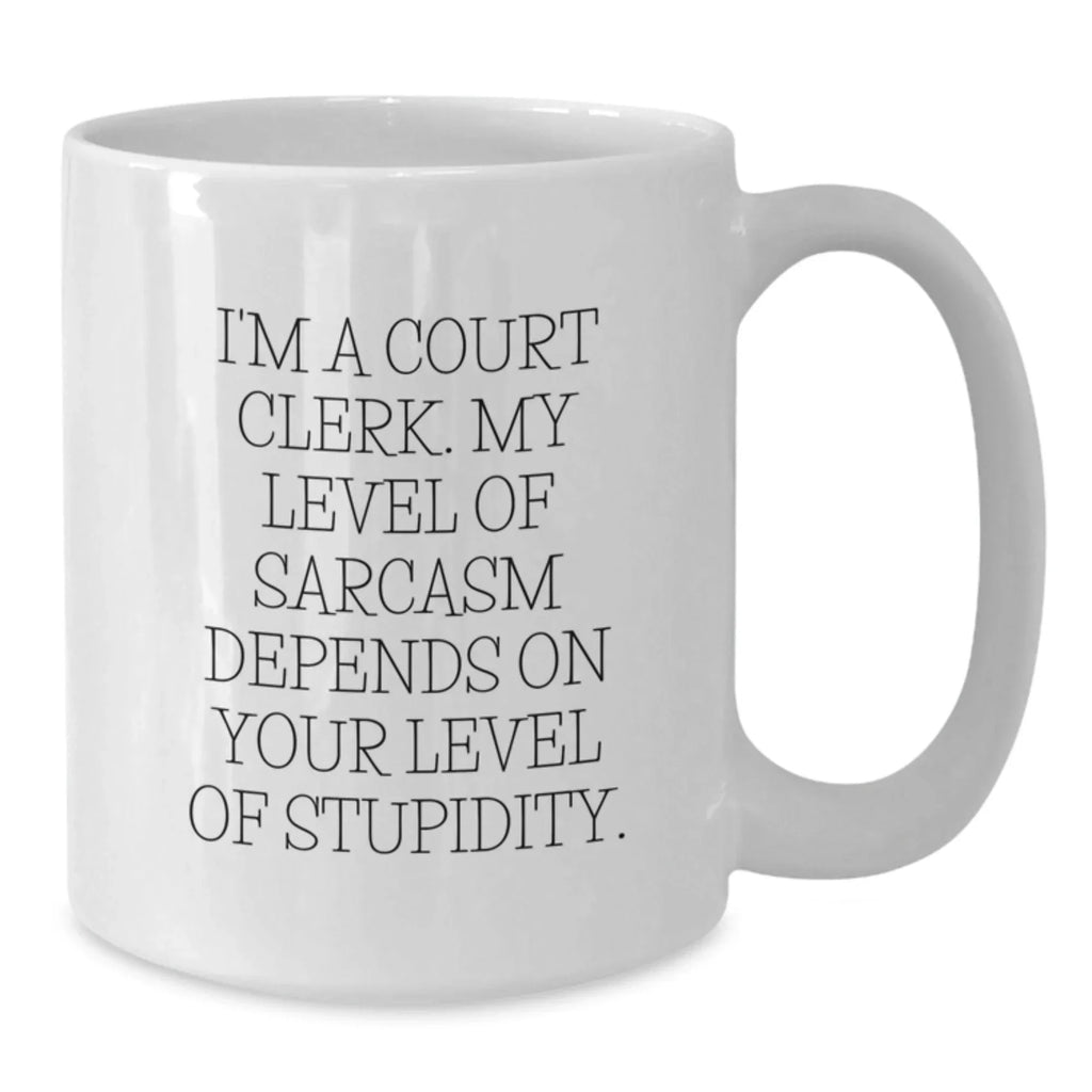 Funny Court Clerk Christmas Unique Gifts for Men Women Friends Family