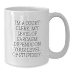Funny Court Clerk Christmas Unique Gifts for Men Women Friends Family