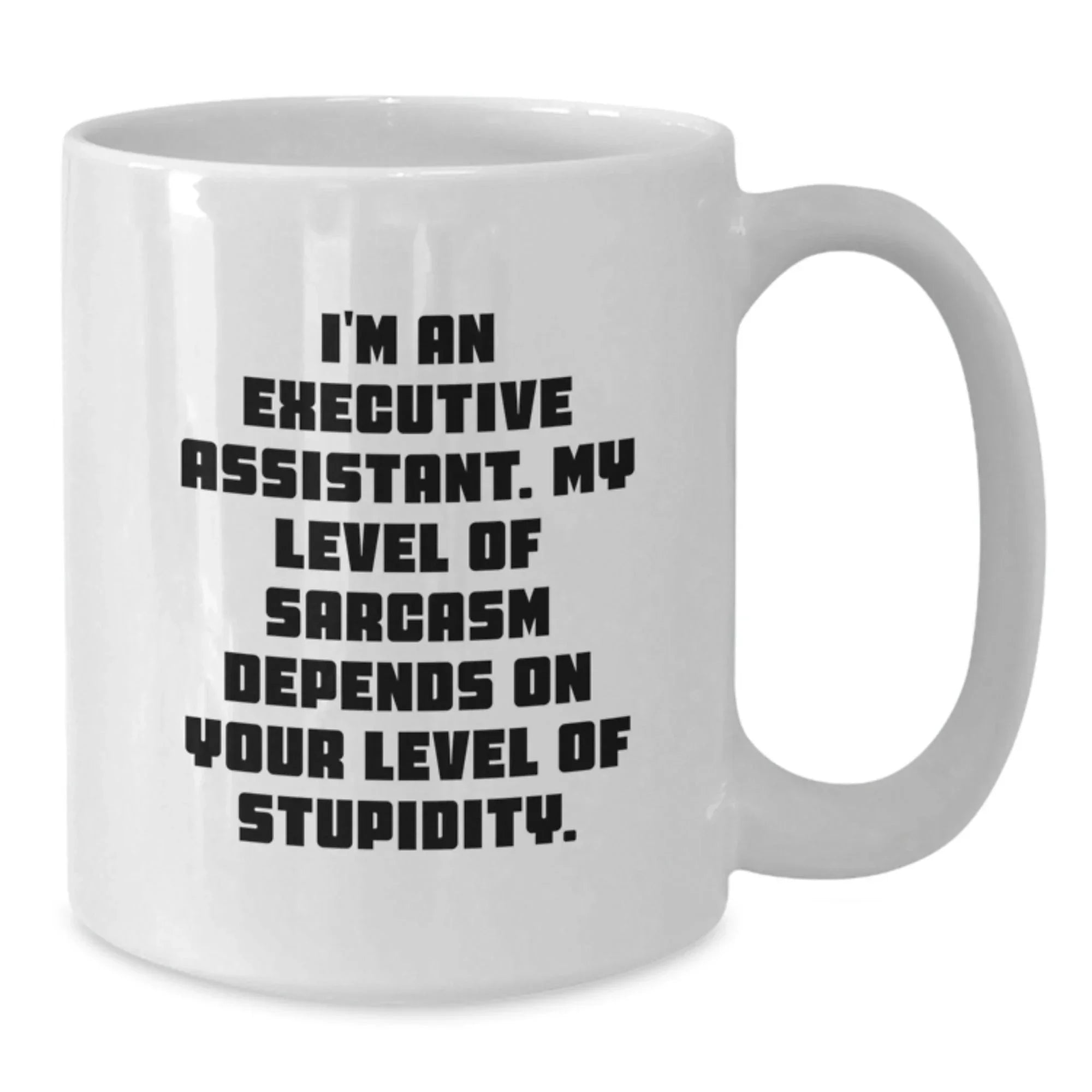 Christmas Unique Executive Assistant Gifts Funny Quote White Coffee Mugs from Friends to Family Members