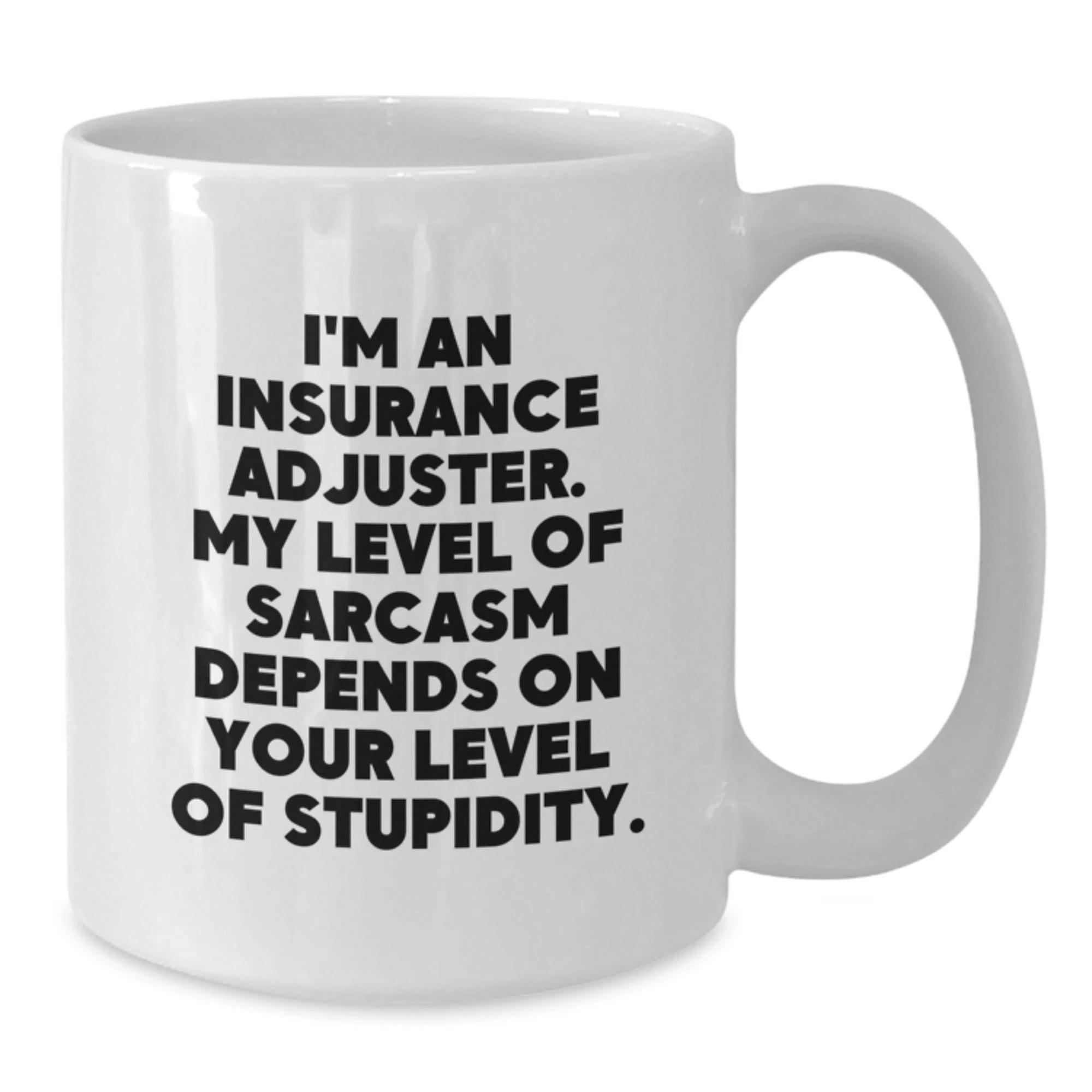 Funny Insurance Adjuster Gifts, White Coffee Mug, Valentine's Unique Gifts from Friends, Women - Additional