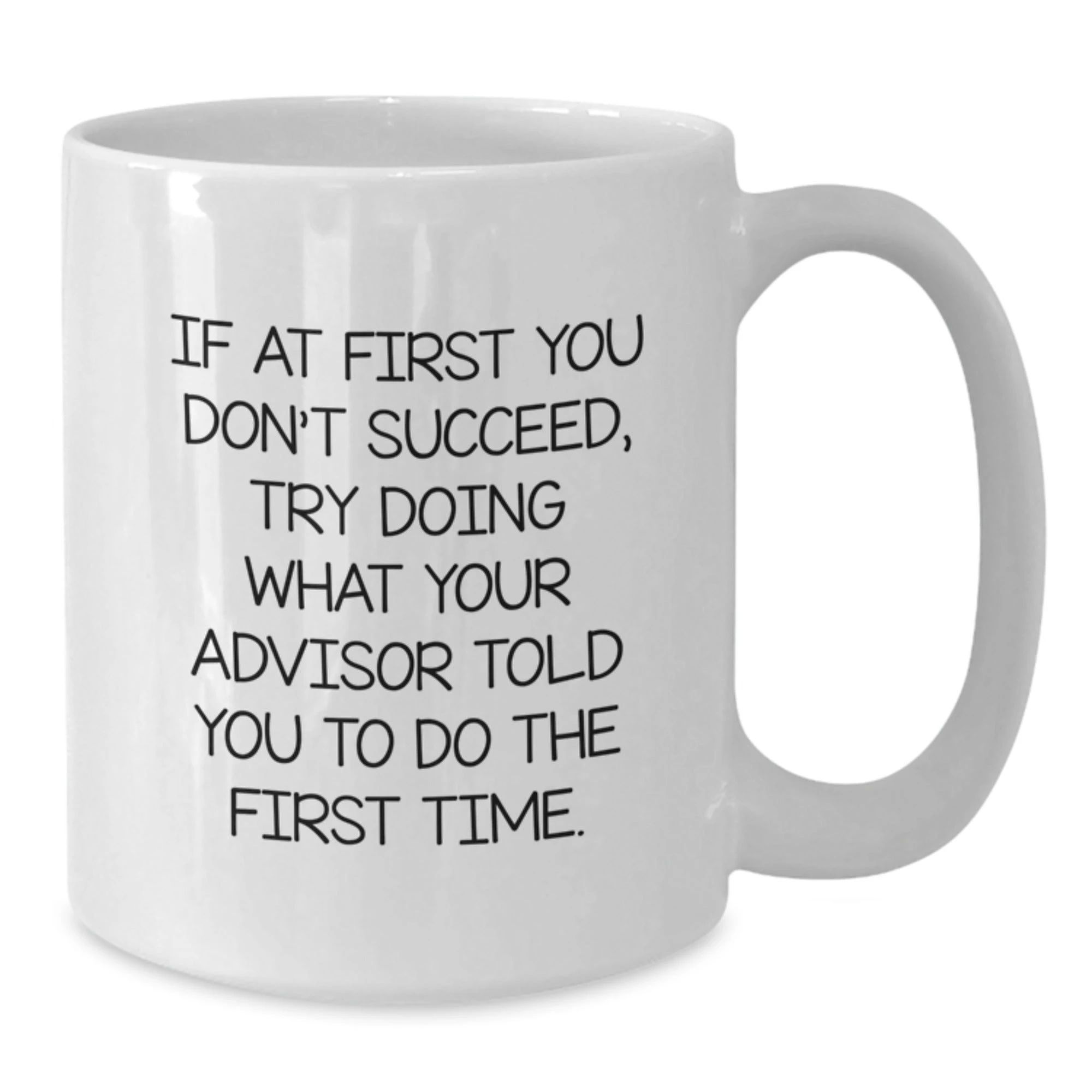 Funny Advisor Gifts from Friends for Men Women Coworkers Family Christmas Unique Mug
