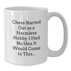Funny Chess White Coffee Mug Gifts from Men for Women Friends Family, Unique Valentine's Love - Additional