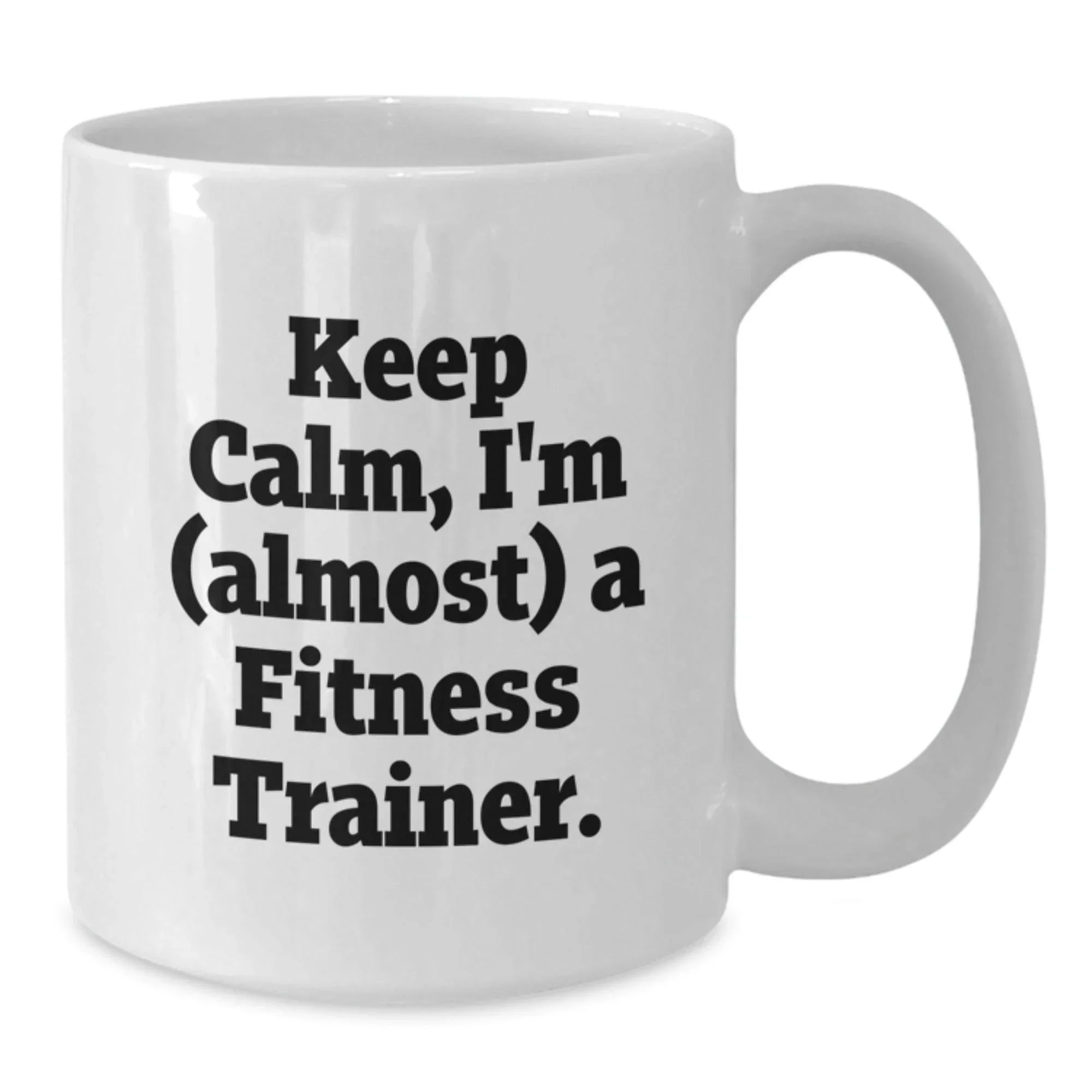 Funny Fitness Trainer White Coffee Mugs Gifts from Friends and Family for Men Women Coworkers during Christmas Holidays