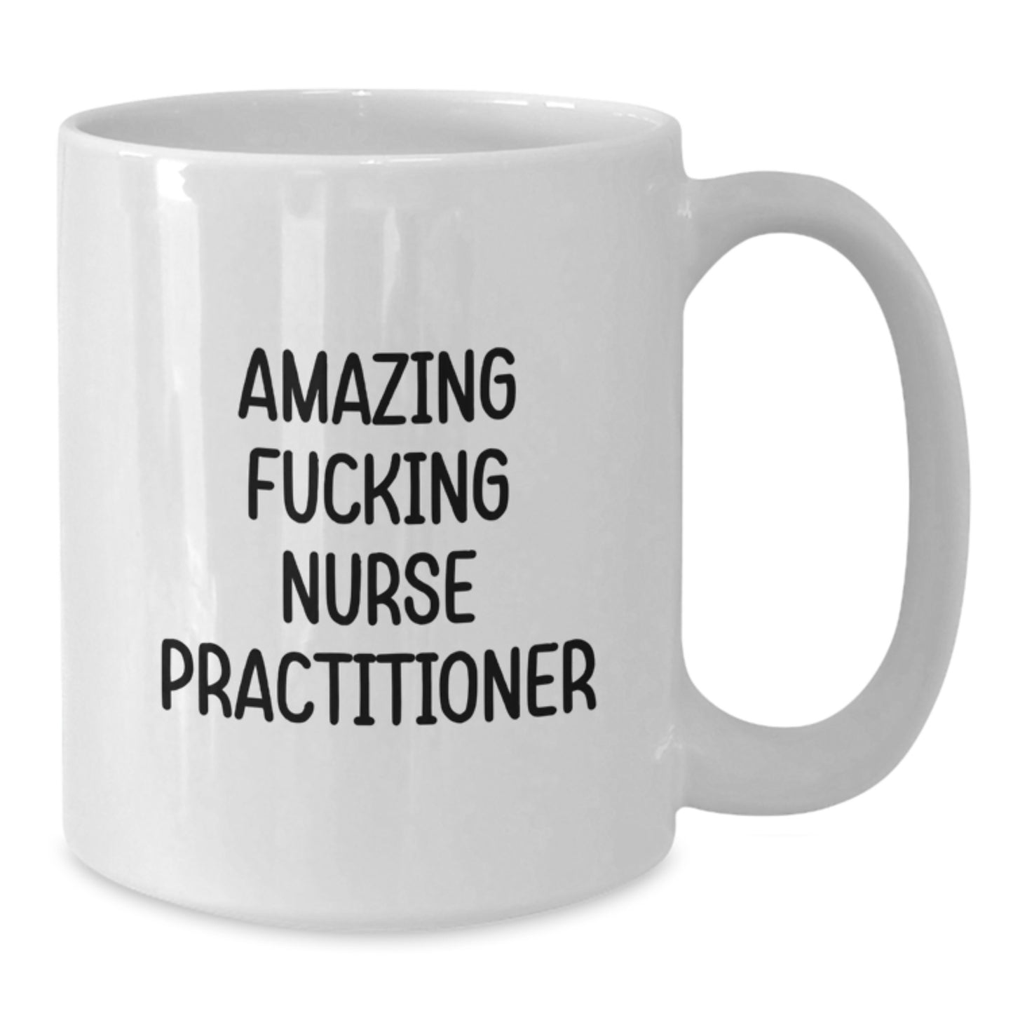Funny Nurse Practitioner Gifts from Men to Friends White Coffee Mug for Christmas Morning Routine - Additional