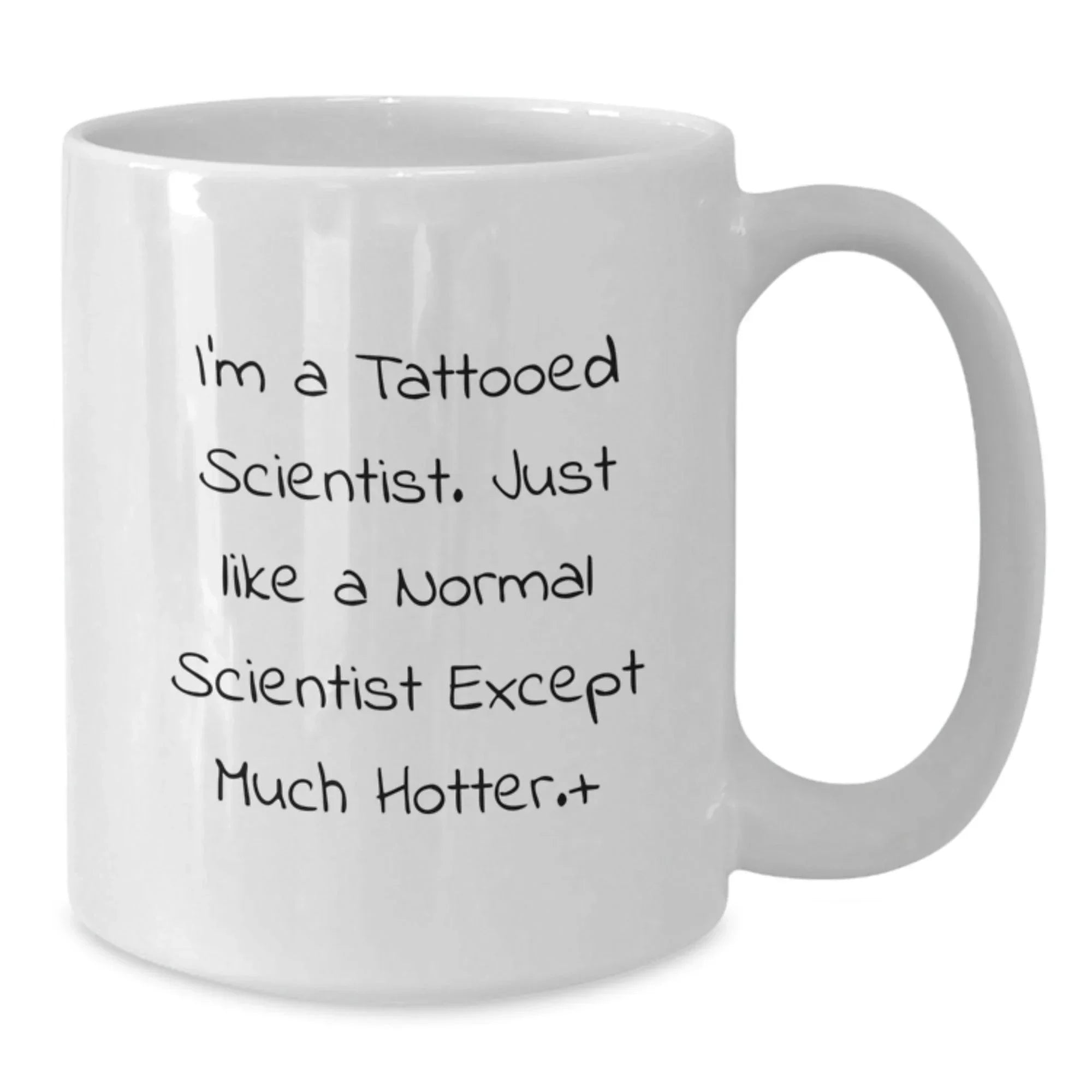 Funny Scientist White Coffee Mug Gifts for Men Women Friends Family - Perfect Unique Christmas Memorable Presents