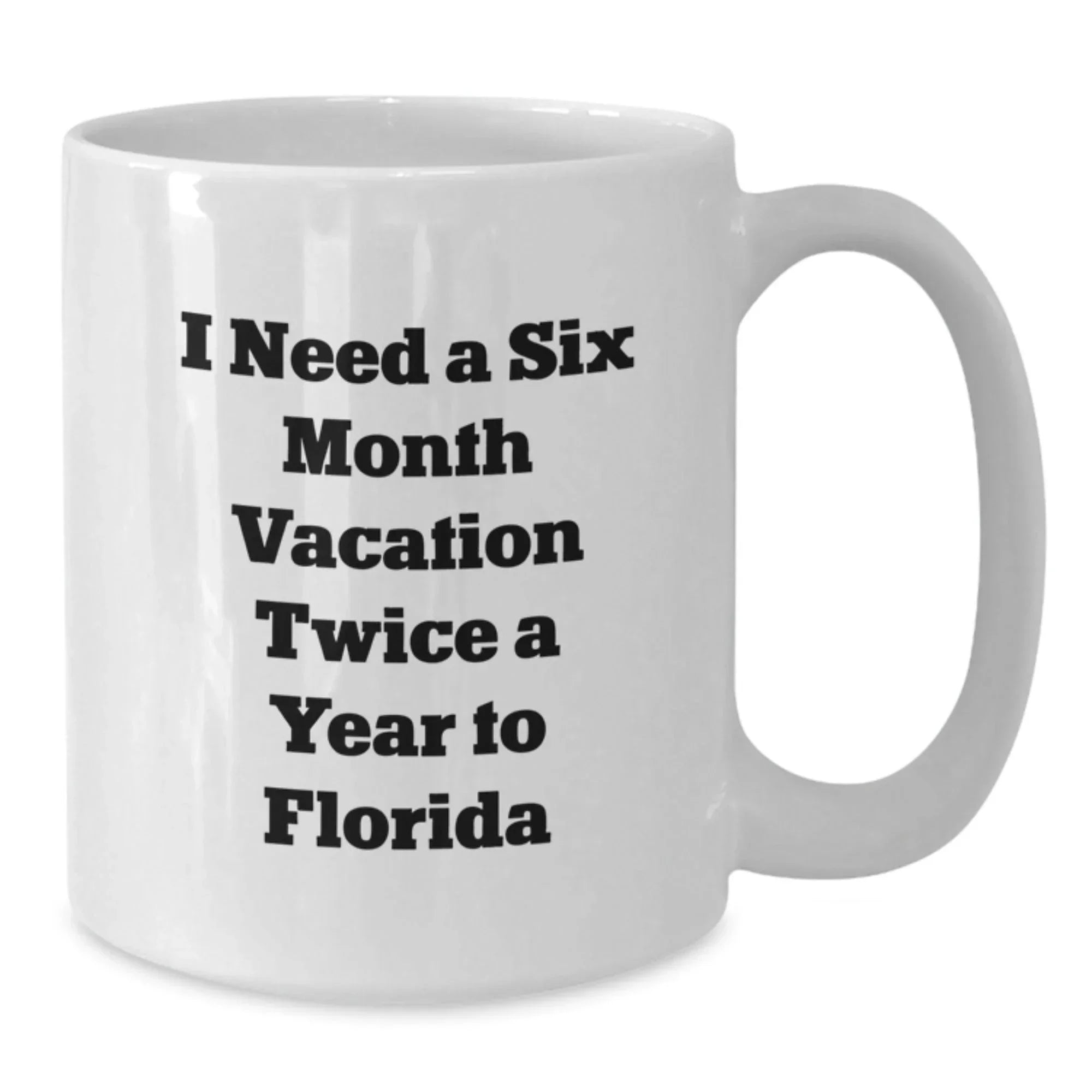 Funny Florida Mugs Gifts from Friends for Florida Lovers White Coffee Mug