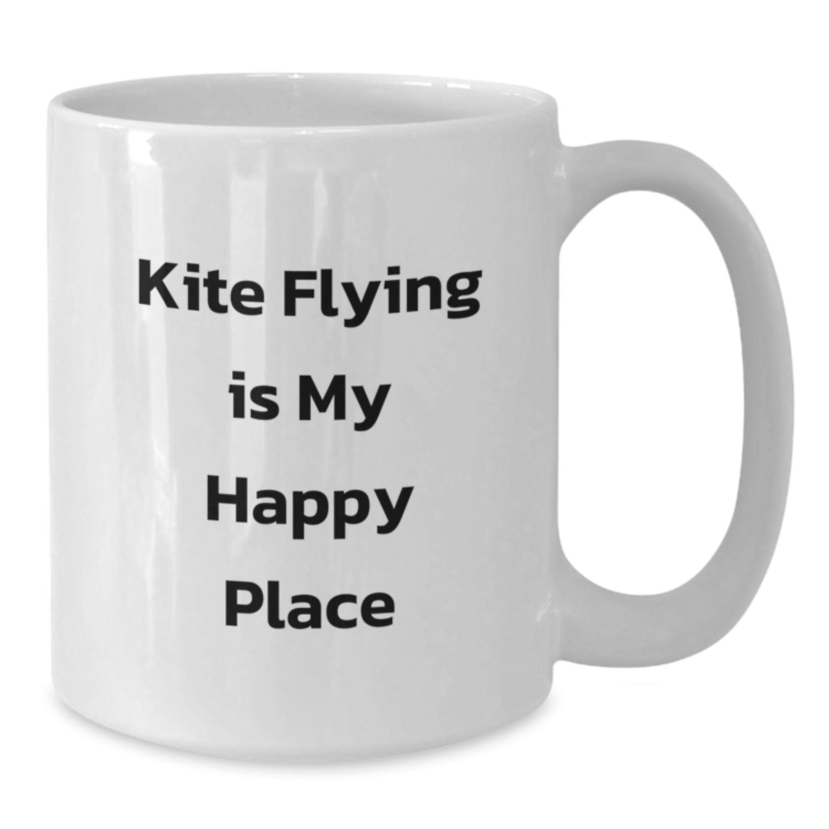 Christmas Gift For Her Joyful Kite Flying Present - White Coffee Mug - Additional