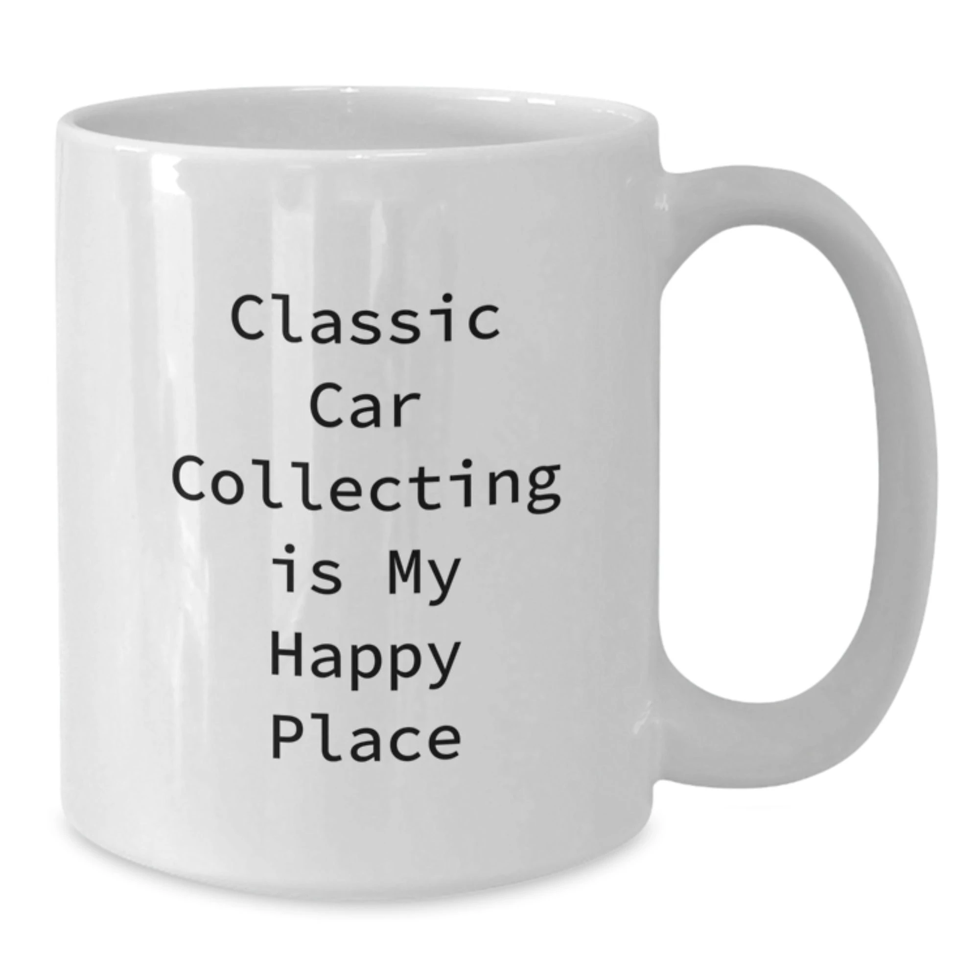 Classic Car Collecting Memories, Funny Quote White Coffee Mug, Gifts from Men for Classic Car Enthusiast Friends and Family, Classic Car Collecting Gifts, Funny Coffee Mugs - Additional