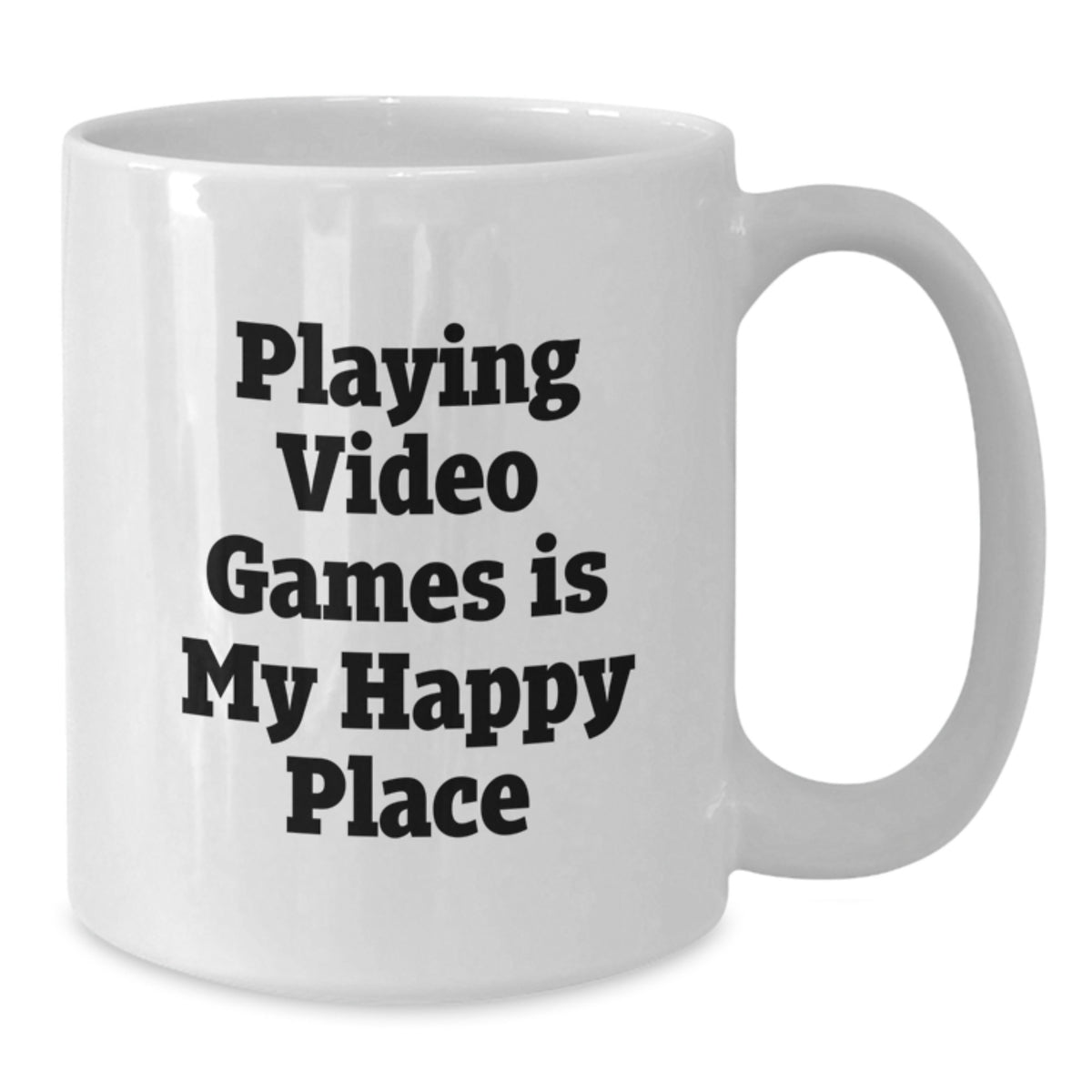 Playing Video Games Coffee Mug Gift for Him Keepsake, My Happy Place - Additional