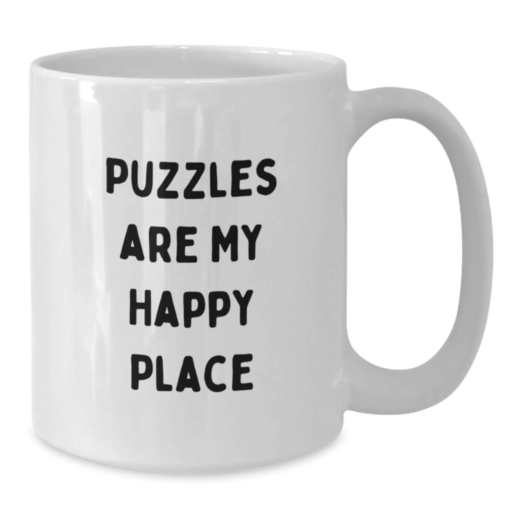 Funny Puzzles Gifts for Puzzle Enthusiasts, White Coffee Mug, Gifts from Family to Friends, Graduation Unique Presents - Additional