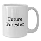 Future Forester Gifts, Funny White Coffee Mug, Perfect for Forester Enthusiasts, Gifts from Family to Future Forester, Forester Christmas Unique Gifts