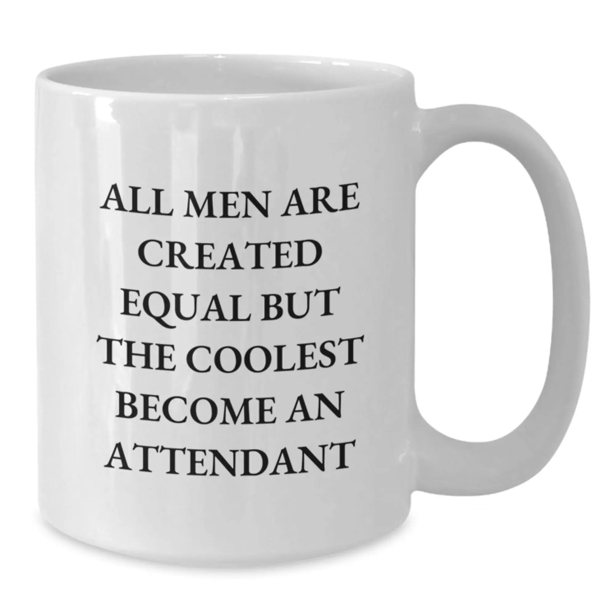 Christmas Gift for Her - All Men Are Created Equal Present for Attendant - Additional