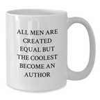 Bold Author Novelty White Coffee Mug Birthday Gift for Friends - Additional