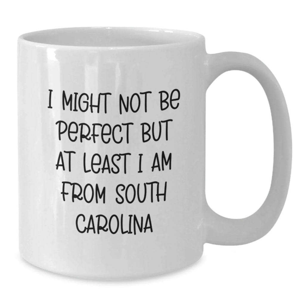 Funny South Carolina Gifts for Men, Women, Friends, and Family - Christmas Unique Gifts from South Carolina - White Coffee Mug