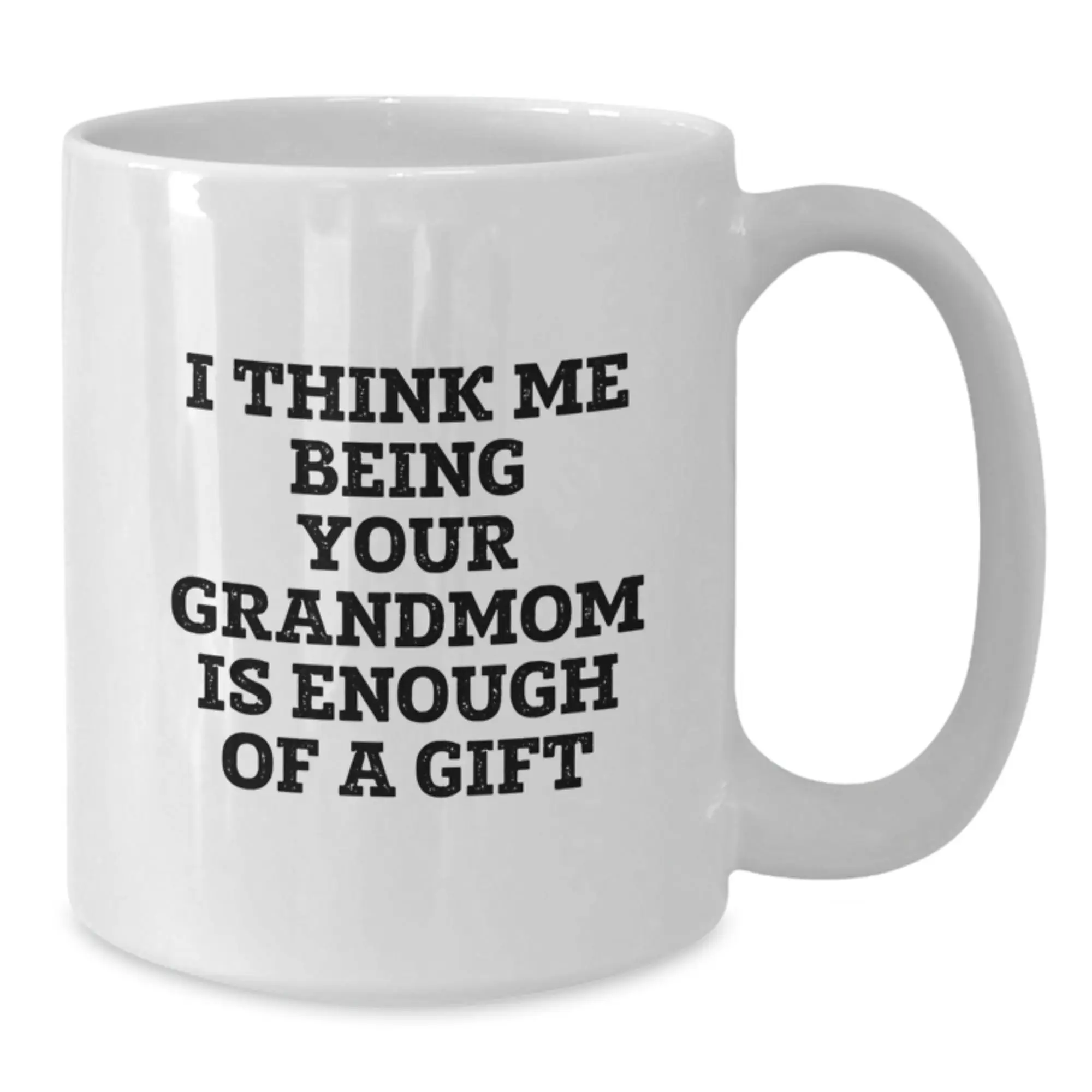 Grandmom Keepsake White Ceramic Coffee Mug for Him Birthday Gift - Additional