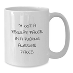 Funny Fiance Gifts from Men to Fiancee, White Coffee Mug for Birthday, Perfectly Unconventional Quotes - Additional