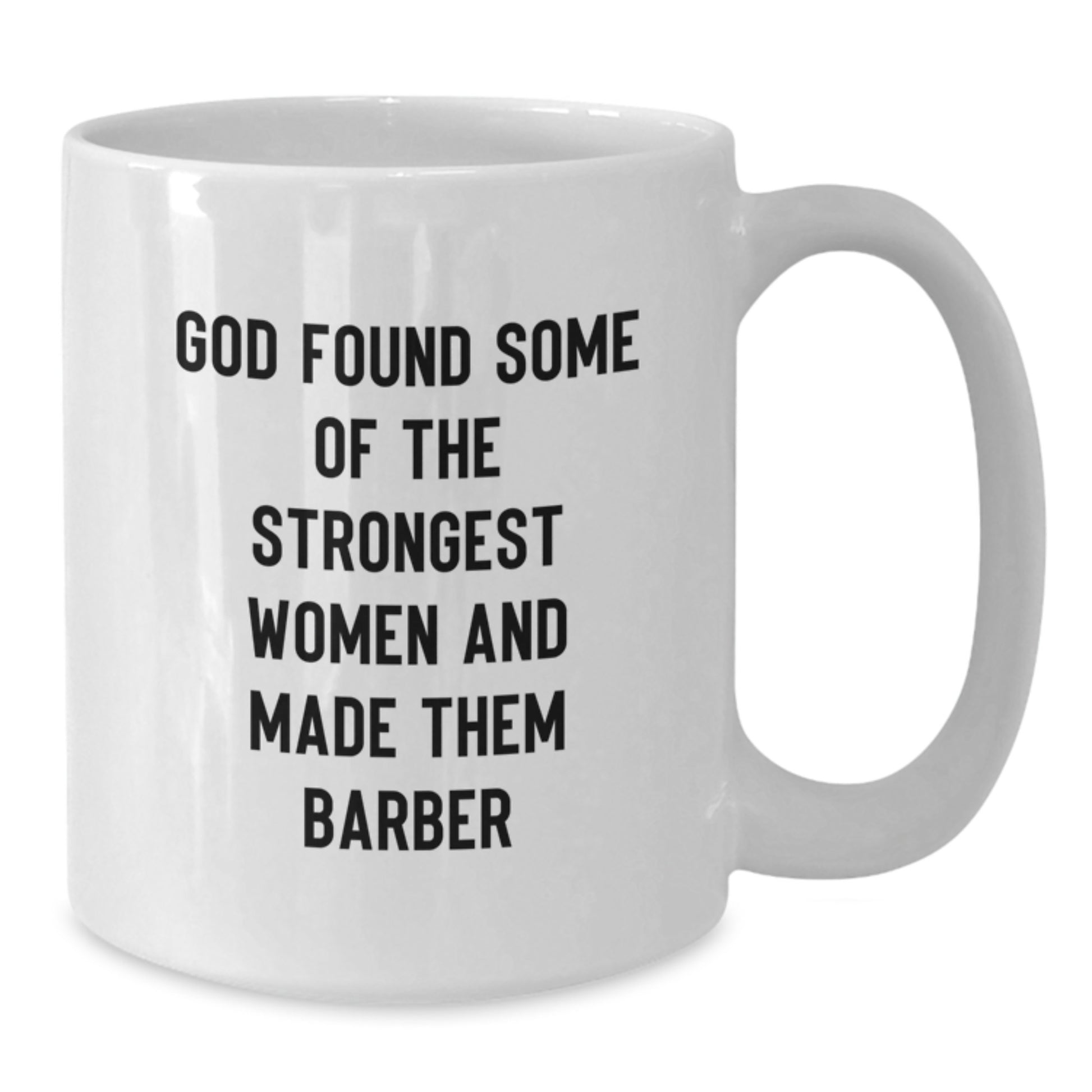 Funny Barber White Coffee Mug Gifts from Men to Barber Friends on Christmas Unique Occasion, White Coffee Mug for Barber Enthusiasts - Additional