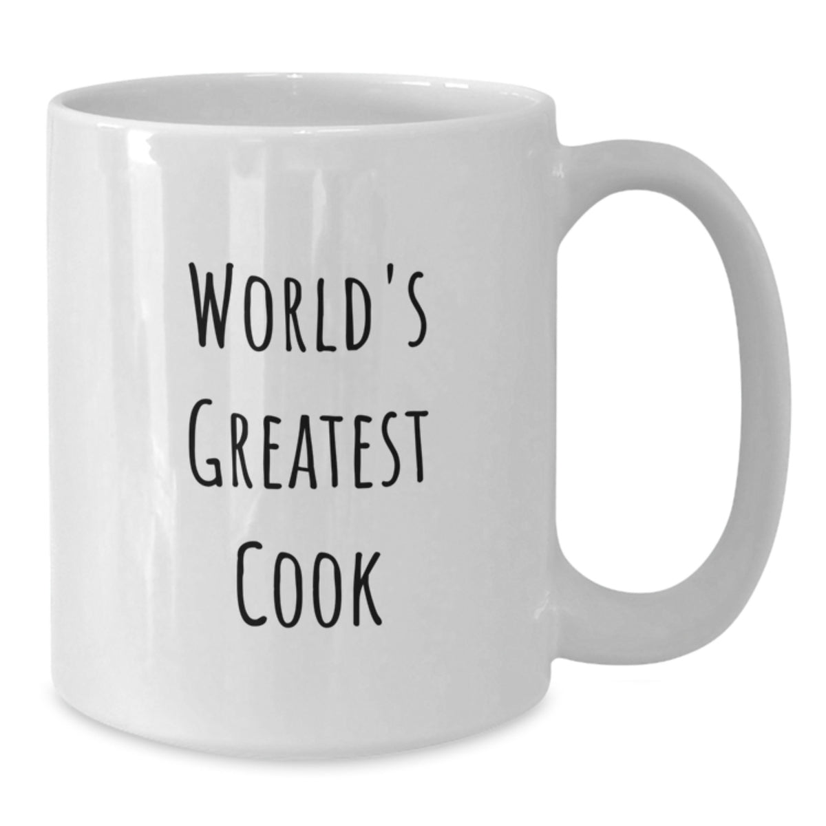 Cook Gift for Him - World's Greatest Cook Keepsake White Coffee Mug - Additional