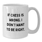 Gifts from Men for Friends - Funny Chess Quotes on White Coffee Mug for Christmas Unique Gifts