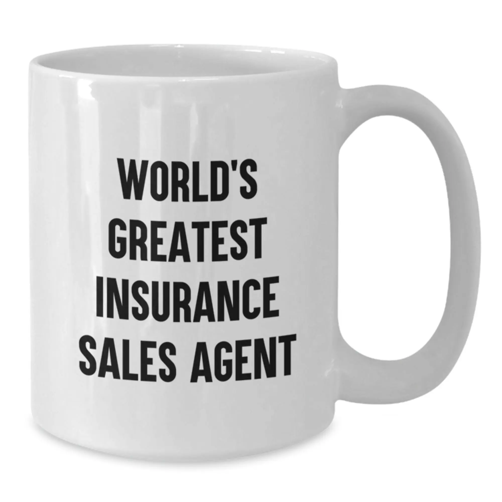 Funny World's Greatest Insurance Sales Agent Gift for Friends - White Ceramic Coffee Mug for Insurance Sales Agent Mom on Mother's Day Unique Gifts from Kids - Additional